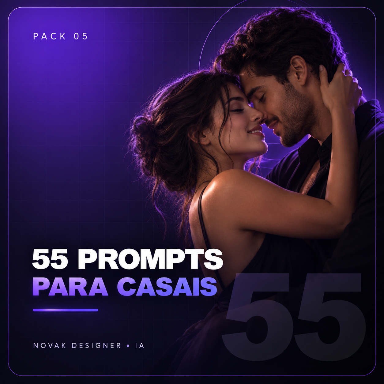 Capa de 55 Prompts para Casais